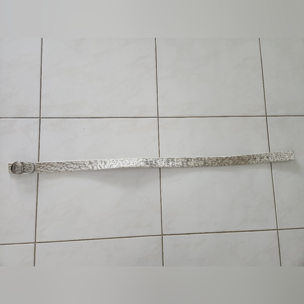 Dior ladies reversible belt, cream and printed on the other side, fits 6/8 - Picture 8 of 9